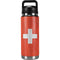 Switzerland Flag Distressed YETI Rambler 26oz Bottle Skin