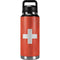 Switzerland Flag Distressed YETI Rambler 36oz Bottle Skin