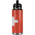 Switzerland Flag Distressed YETI Rambler 36oz Bottle Skin