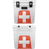 Switzerland Flag Distressed YETI Roadie 24 Hard Cooler Skin