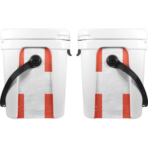 Switzerland Flag Distressed YETI Roadie 24 Hard Cooler Skin