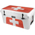 Switzerland Flag Distressed YETI Tundra 65 Hard Cooler Skin