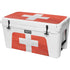Switzerland Flag Distressed YETI Tundra 75 Hard Cooler Skin