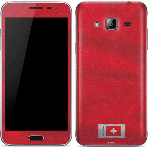 Switzerland Soccer Flag Galaxy J3 Skin