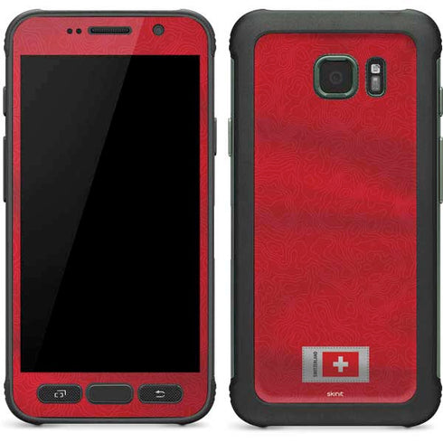 Switzerland Soccer Flag Galaxy S7 Active Skin