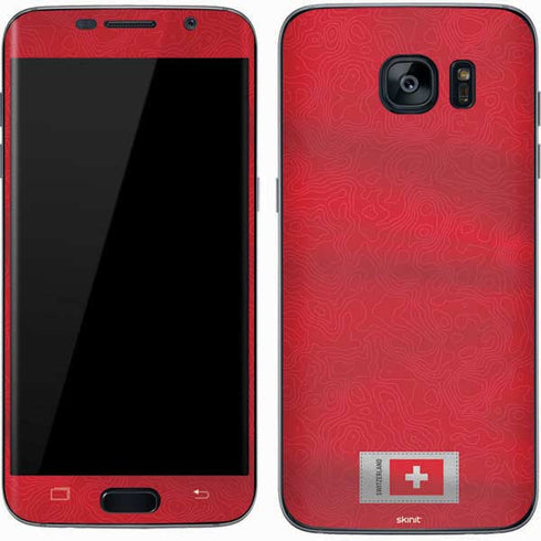 Switzerland Soccer Flag Galaxy S7 Skin