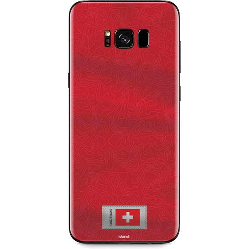 Switzerland Soccer Flag Galaxy S8 Skin