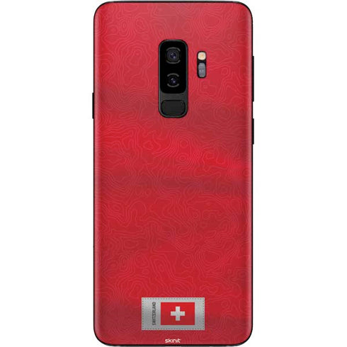 Switzerland Soccer Flag Galaxy S9 Plus Skin