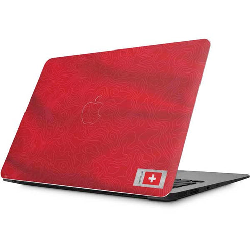Switzerland Soccer Flag Apple MacBook Skin