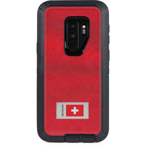 Switzerland Soccer Flag Otterbox Defender Galaxy Skin