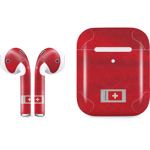 Switzerland Soccer Flag Apple AirPods 2 Skin