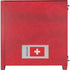 Switzerland Soccer Flag Corsair 4000D Tempered Glass Mid-Tower ATX Case Skin