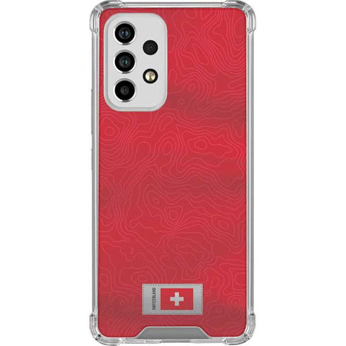 Switzerland Soccer Flag Galaxy A33 5G Clear Case