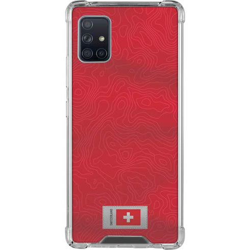 Switzerland Soccer Flag Galaxy A51 5G Clear Case