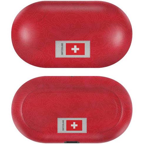 Switzerland Soccer Flag Galaxy Buds Skin