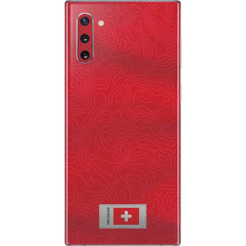 Switzerland Soccer Flag Galaxy Note 10 Skin