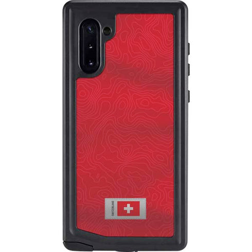 Switzerland Soccer Flag Galaxy Note 10 Waterproof Case