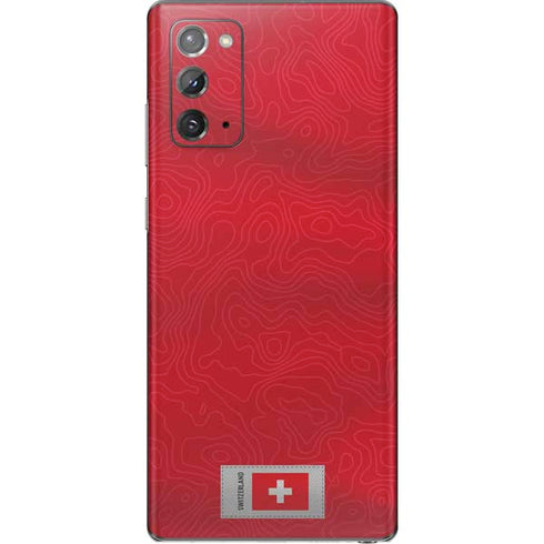Switzerland Soccer Flag Galaxy Note20 5G Skin