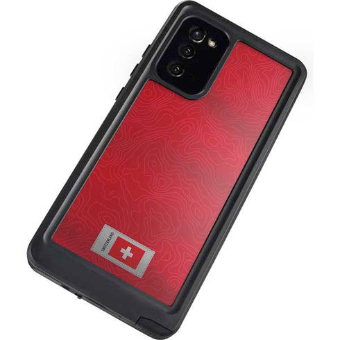 Switzerland Soccer Flag Galaxy Note20 5G Waterproof Case