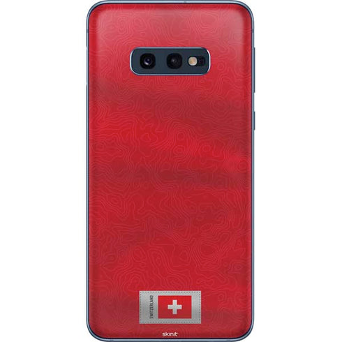 Switzerland Soccer Flag Galaxy S10e Skin