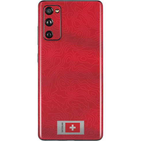 Switzerland Soccer Flag Galaxy S20 Fan Edition Skin