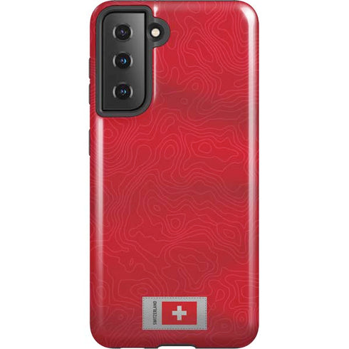 Switzerland Soccer Flag Galaxy S21 5G Pro Case