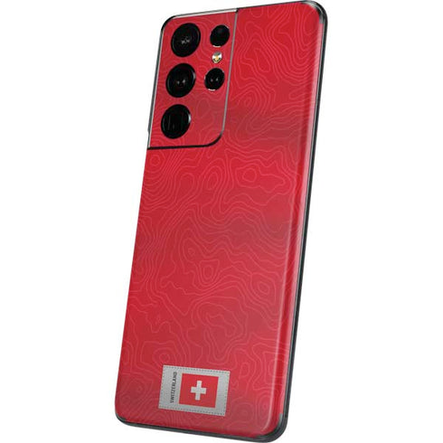 Switzerland Soccer Flag Galaxy S21 Ultra 5G Skin