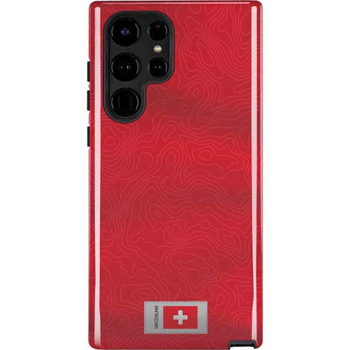 Switzerland Soccer Flag Galaxy S22 Ultra Pro Case