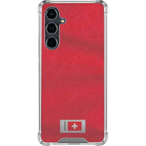 Switzerland Soccer Flag Galaxy S23 FE Clear Case