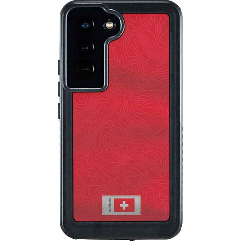 Switzerland Soccer Flag Galaxy S23 Waterproof Case
