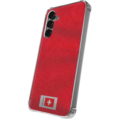 Switzerland Soccer Flag Galaxy S24 Plus Clear Case