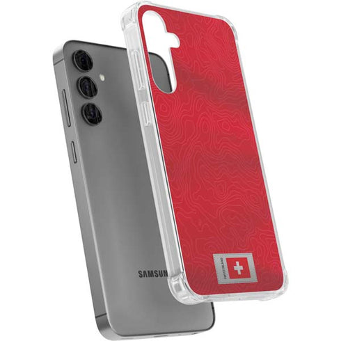 Switzerland Soccer Flag Galaxy S24 Plus Clear Case