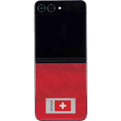 Switzerland Soccer Flag Galaxy Z Flip5 5G Skin