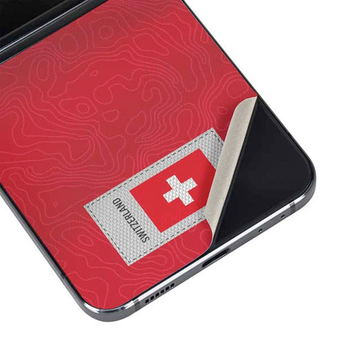 Switzerland Soccer Flag Galaxy Z Flip5 5G Skin
