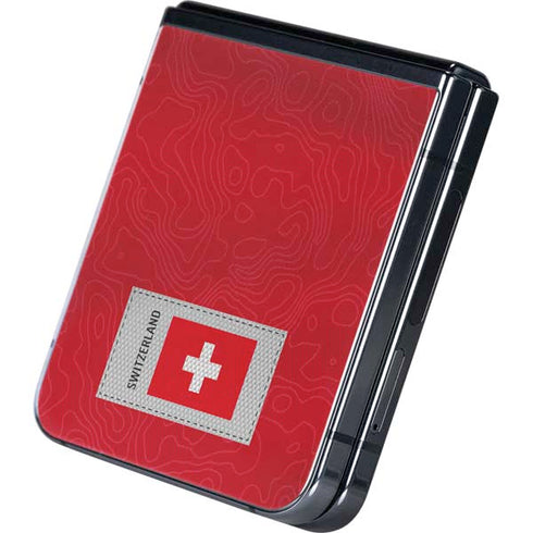 Switzerland Soccer Flag Galaxy Z Flip5 5G Skin