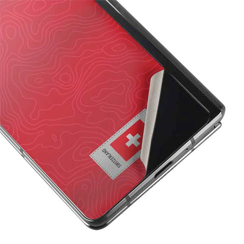 Switzerland Soccer Flag Galaxy Z Fold2 5G Skin