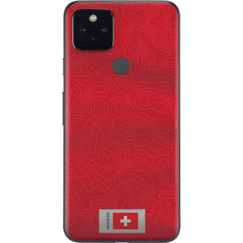 Switzerland Soccer Flag Google Pixel 5a Skin