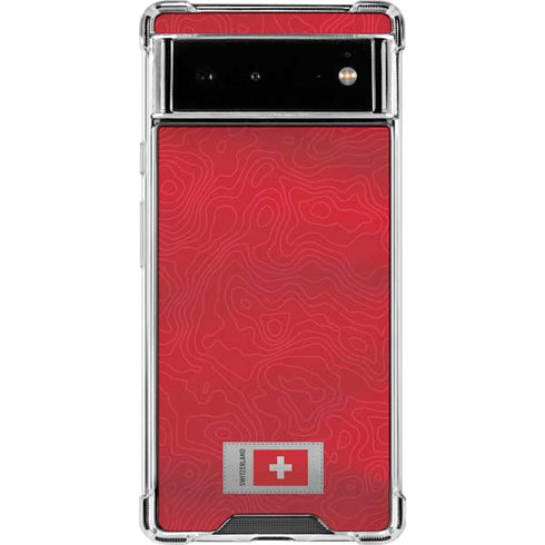 Switzerland Soccer Flag Google Pixel 6 Clear Case