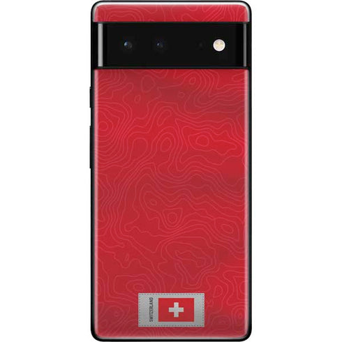 Switzerland Soccer Flag Google Pixel 6 Skin