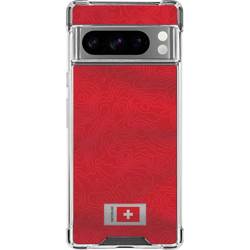 Switzerland Soccer Flag Google Pixel 8 Pro Clear Case