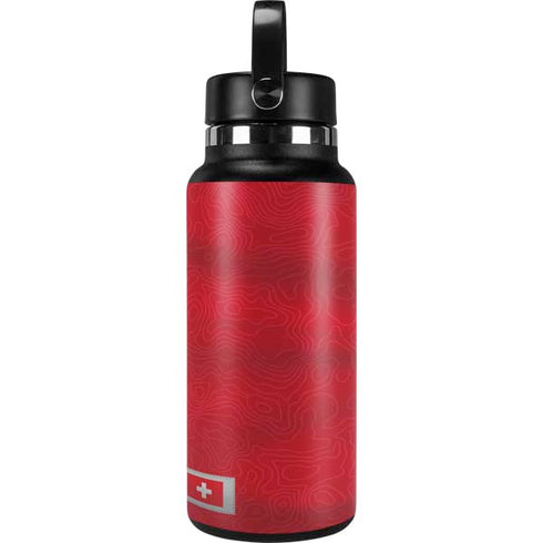 Switzerland Soccer Flag Hydro Flask 32oz Wide Mouth Skin