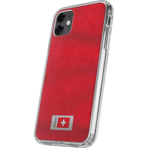 Switzerland Soccer Flag iPhone 11 Clear Case