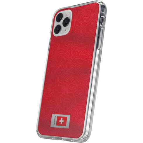 Switzerland Soccer Flag iPhone 11 Pro Clear Case