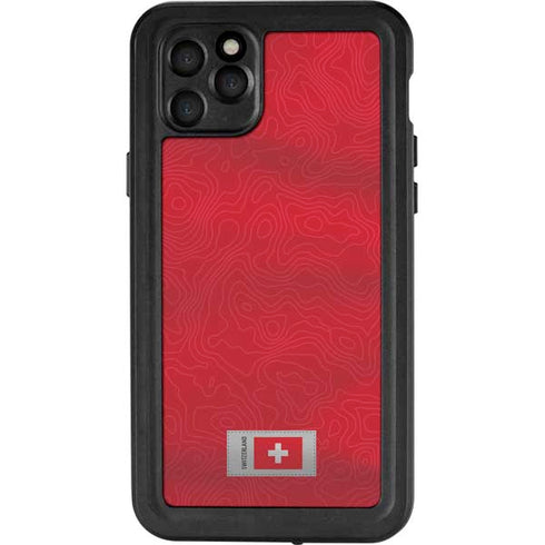 Switzerland Soccer Flag iPhone 11 Pro Max Waterproof Case