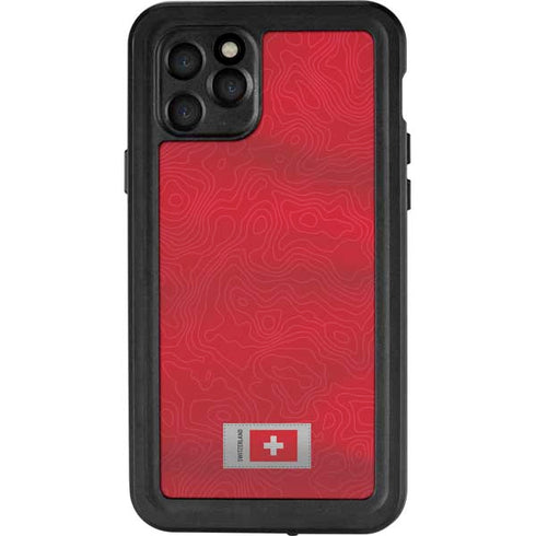 Switzerland Soccer Flag iPhone 11 Pro Waterproof Case