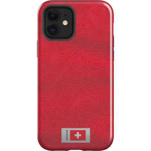 Switzerland Soccer Flag iPhone 12 Impact Case