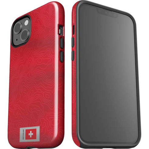 Switzerland Soccer Flag iPhone 15 Impact Case
