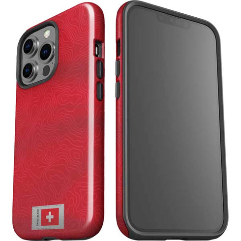 Switzerland Soccer Flag iPhone 15 Pro Impact Case
