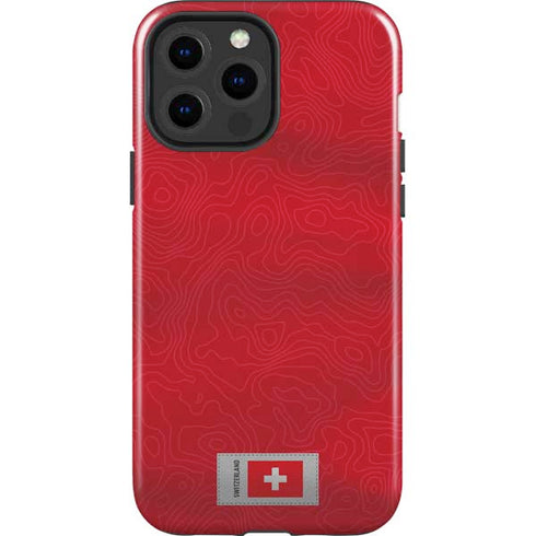 Switzerland Soccer Flag iPhone 14 Pro Max Impact Case
