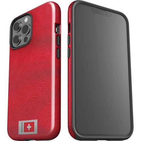 Switzerland Soccer Flag iPhone 14 Pro Max Impact Case